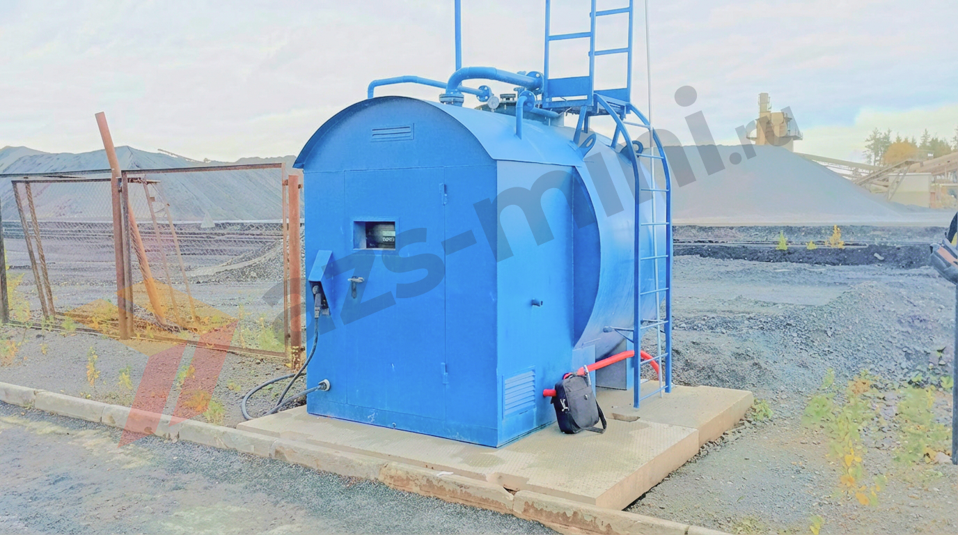 Компактная ведомственная мини‑заправка для грузовой техники